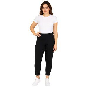 Spanx High Waisted Skinny ANKLE Leggings Black Woman's WOMEN'S Petite MEDIUM